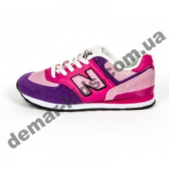 Детские кроссовки New Balance подростковые малиново-фиолетовые
